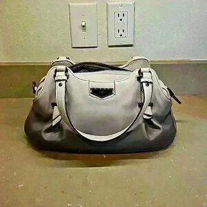 Simply Vera Lavender Grey Ombre Faux Leather Handbag